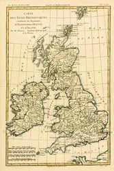 Las Islas Británicas, incluyendo los reinos de Inglaterra, Escocia e Irlanda, de 